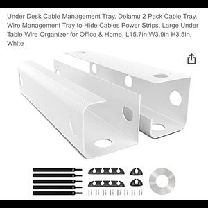 Delaney Under Desk Cable Tray